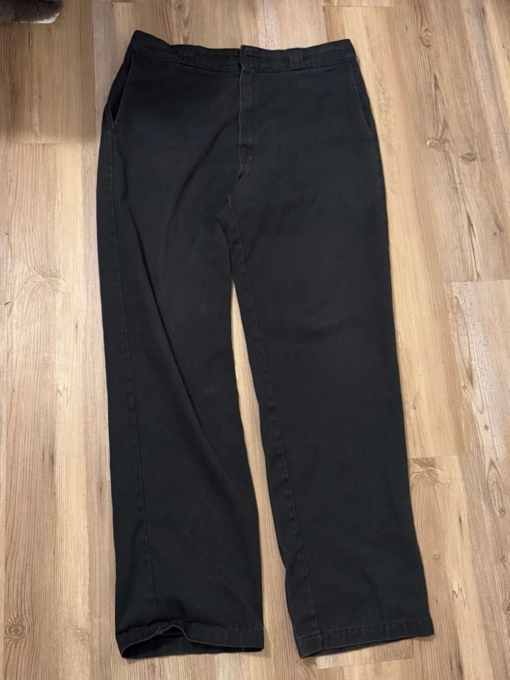 Dickies Black Straight-Fit Chinos